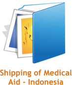 Shipping of Medical Aid - Indonesia